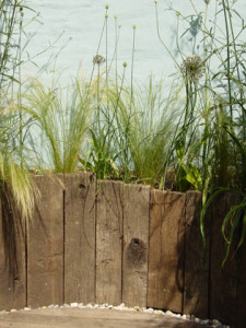 A weathered retreat wood