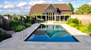 Around the barn swimming pool