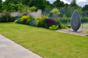 swimming pool in the garden