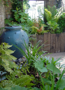 weathered look garden design