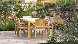 beachside design of a garden