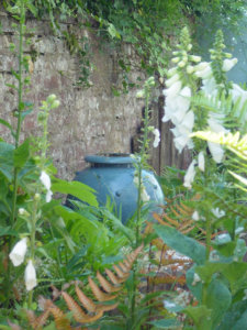 weathered garden design look