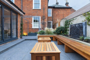 courtyard garden in suffolk